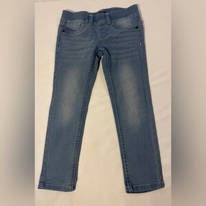 Lee Girls Skinny Jeans Size 4 Stretch Light Wash Denim Pull On Elastic Waist